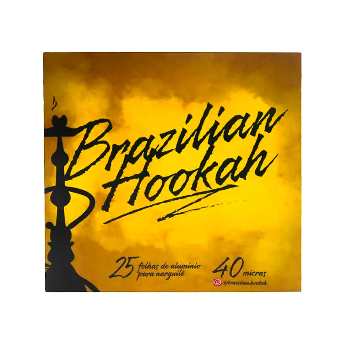 PAPEL ALUMÍNIO BRAZILIAN 25 FOLHAS