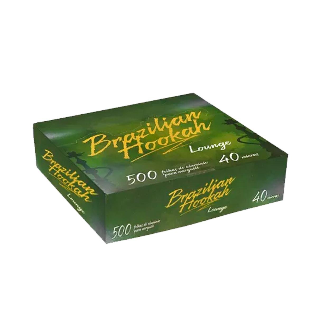 PAPEL ALUMÍNIO BRAZILIAN 500 FOLHAS