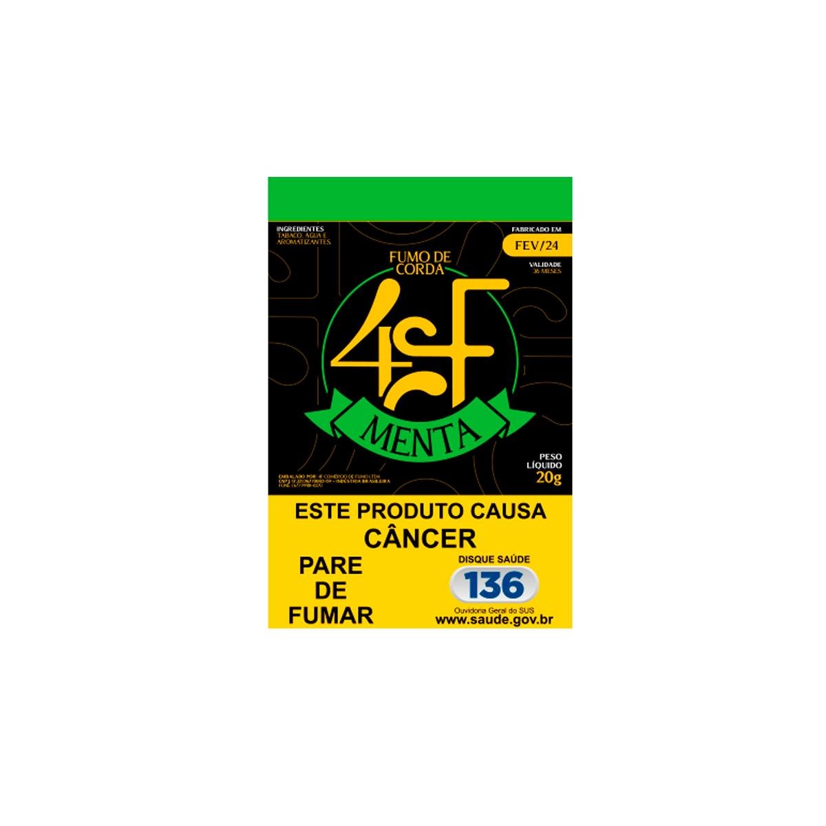 FUMO EM PEDAÇO 4F MENTA 20G