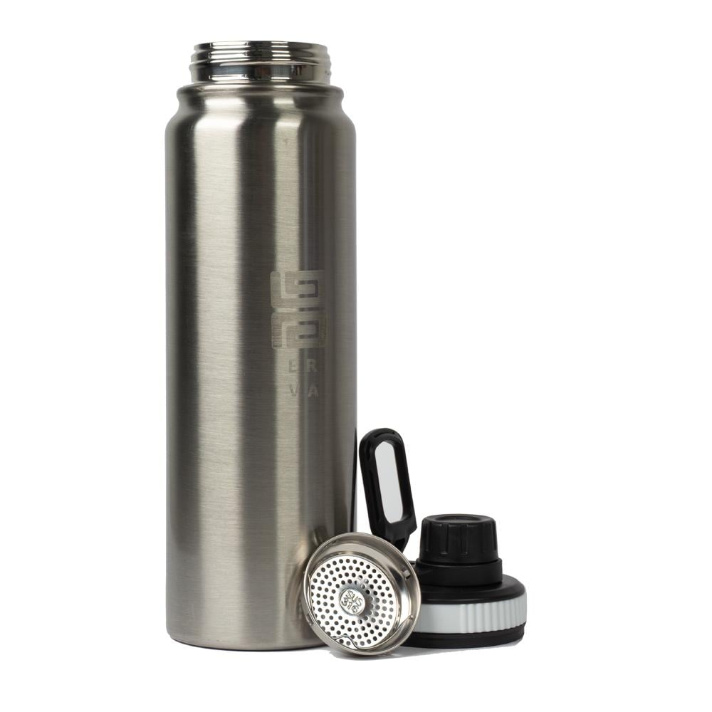 GARRAFA TERMICA 800ML PRATA BLACK UN