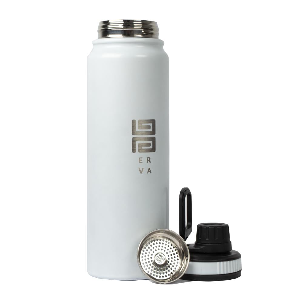 GARRAFA TERMICA 800ML BRANCA BLACK UN