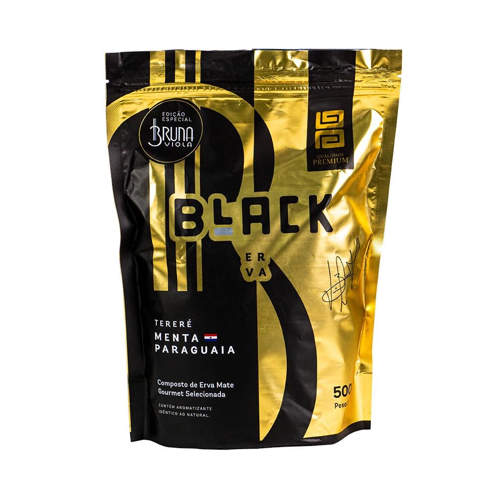 ERVA MATE BLACK MENTA PARAGUAIA 500G