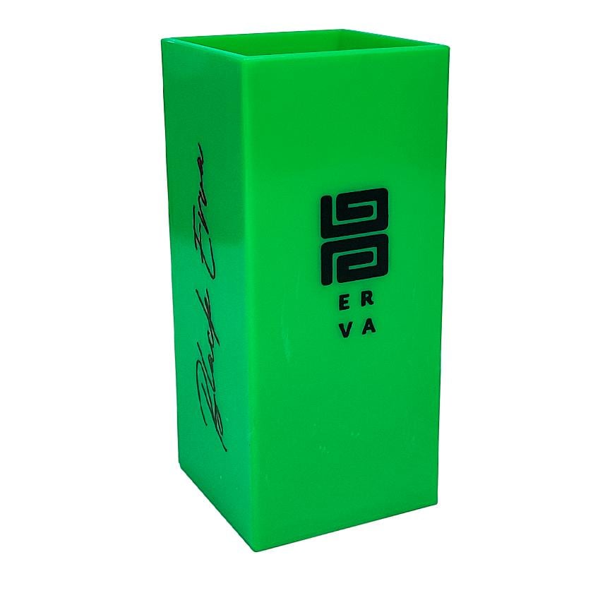 COPO QUADRADO VERDE FLUOR BLACK ERVA